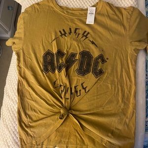 Oversized AC/DC shirt